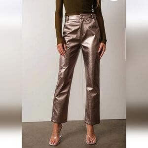Metallic Pretty Garbage Pants NWT